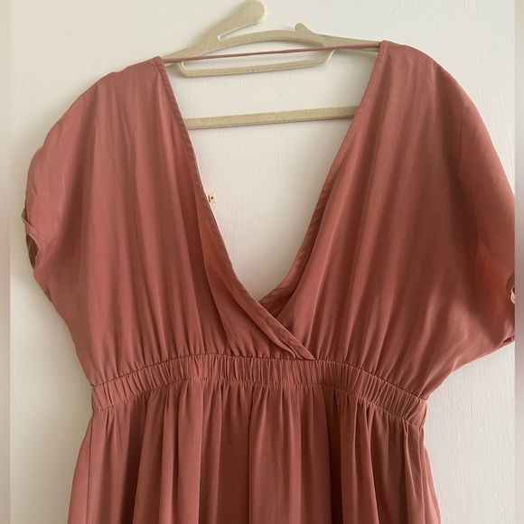 Pink faux wrap dress - Picture 4 of 5